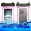 Aufblasbarer, schwimmender, wasserdichter Universalhülle IPX8 - 7.5" - Pink