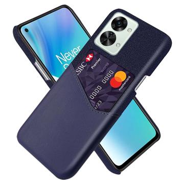 KSQ OnePlus Nord 2T Hülle mit Kartenfach - Blau