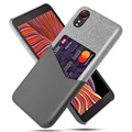 KSQ Samsung Galaxy Xcover 5 Hülle mit Kartenhalter - Grau