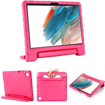 Samsung Galaxy Tab A8 10.5 (2021) Kinder Tragen Stoßfest Hülle - Hot Pink