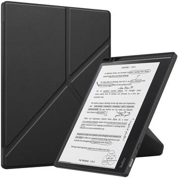 Kobo Elipsa 2E Origami Ständer Folio Hülle - Schwarz