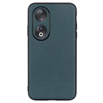 Honor 90 Leder Beschichtet TPU Hülle - Grün