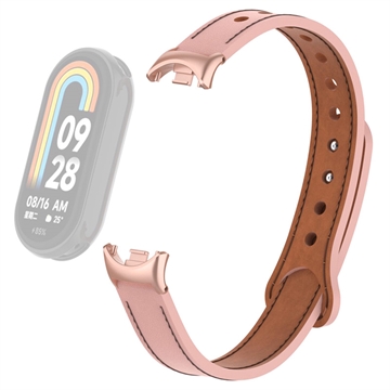 Xiaomi Smart Band 8 Lederband mit Anschlüssen