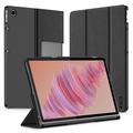 Lenovo Tab Plus Dux Ducis Domo Tri-Fold Smart Folio Hülle - Schwarz