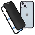 iPhone 15 Plus Magnetisches Cover mit Sichtschutz aus Gehärtetem Glas