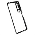 Sony Xperia 1 IV Magnetisches Cover mit Panzerglas - Schwarz