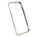 iPhone 13 Magnetisches Cover mit Panzerglas - Gold