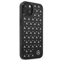 Mercedes-Benz Stars Pattern iPhone 13 Hülle - Schwarz