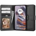 Motorola Edge 50 Neo Tech-Protect Wallet Hülle W. Magnet & Stand - Schwarz