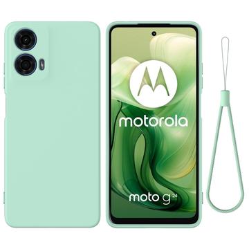 Motorola Moto G24 Power Liquid Silikonhülle - Grün