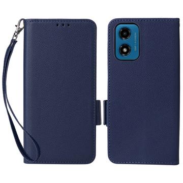 Motorola Moto G24 Power/G24 Wallet Schutzhülle mit Magnetverschluss - Dunkel Blau