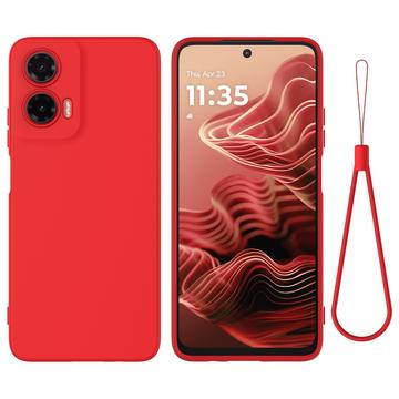 Motorola Moto G35 Liquid Silikonhülle - Rot