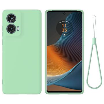 Motorola Moto G85/S50 Neo Liquid Silikonhülle - Grün