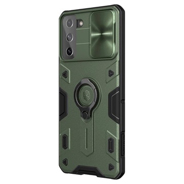 Nillkin CamShield Armor Samsung Galaxy S21+ 5G Hybrid Hülle - Armee Grün