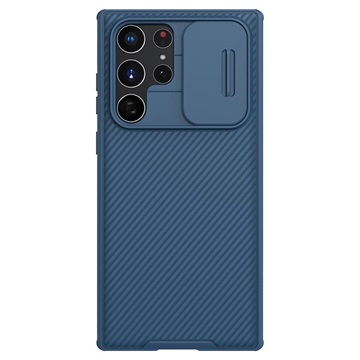 Nillkin CamShield Pro Samsung Galaxy S22 Ultra 5G Hybrid Hülle - Blau