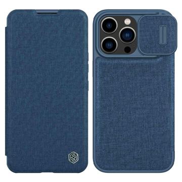 Nillkin Qin Pro Series iPhone 14 Pro Flip Hülle - Blau