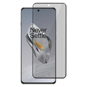 OnePlus 12 Privacy Full Cover Panzerglas - 9H - Schwarz Rand