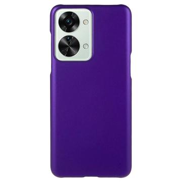 OnePlus Nord 2T Gummierte Kunststoff Hülle - Violett