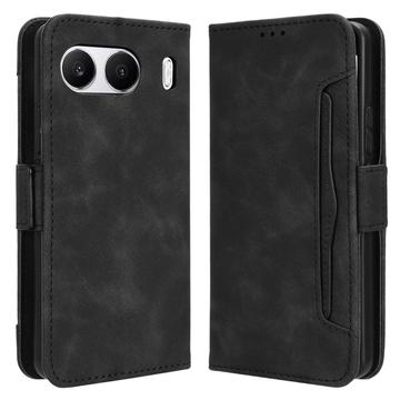 OnePlus Nord 4 Wallet Hülle mit Kartenhalter - Schwarz