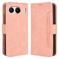 OnePlus Nord 4 Wallet Hülle mit Kartenhalter - Rosa