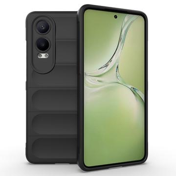 OnePlus Nord CE4 Lite/Oppo K12x Rugged TPU Hülle - Schwarz