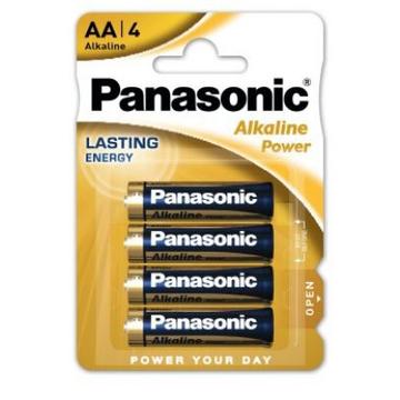 Panasonic Alkaline Power LR6/AA Batterien - 4 Stk.