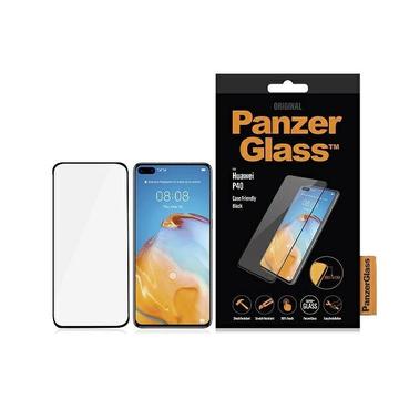 Huawei P40 PanzerGlass Case Friendly Panzerglas - Schwarz Rand