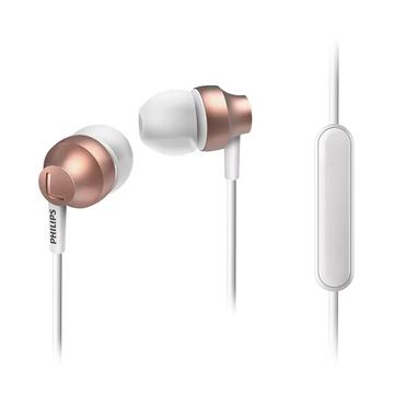 Philips Upbeat Chromz In-Ear-Kopfhörer mit Mikrofon - Roségold / Weiß