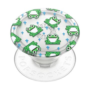 PopSockets PlantCore Ausziehbarer Ständer & Griff - 8 Bit Frogs