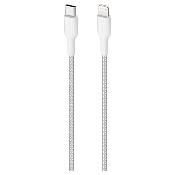 Puro Fabric Ultra-Strong USB-C / Lightning Kabel - 2m, 20W