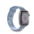 Apple Watch Series Ultra 2/Ultra/10/9/8/SE (2022)/7/SE/6/5/4/3/2/1 Puro Icon Silikon Armband - 49mm/46mm/45mm/44mm/42mm - Hellblau