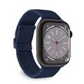 Apple Watch Series Ultra 2/Ultra/10/9/8/SE (2022)/7/SE/6/5/4/3/2/1 Puro Loop Gurt - 49mm/46mm/45mm/44mm/42mm - Dunkel Blau