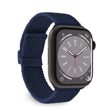 Apple Watch Series Ultra 2/Ultra/10/9/8/SE (2022)/7/SE/6/5/4/3/2/1 Puro Loop Gurt - 49mm/46mm/45mm/44mm/42mm - Dunkel Blau