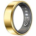 R99 Fitness & Wellness Smartring mit Ladebox - Größe: 11/20.7mm - Gold