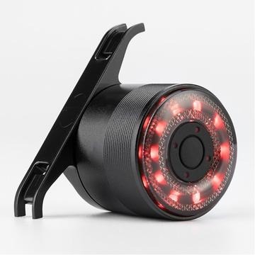 ROCKBROS Q1 USB Charging Bicycle Light Farbwechselndes Rücklicht Fahrradlicht Wasserdichtes Fahrradlicht - Schwarz