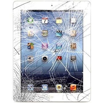 iPad 4 Displayglas und Touchscreen Reparatur - Weiss