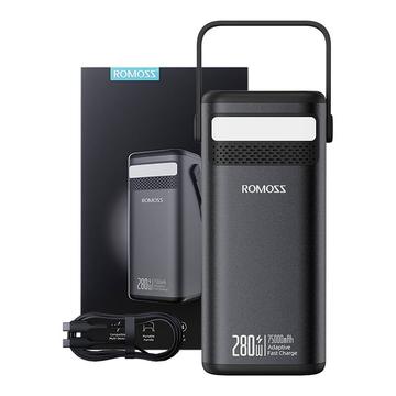 Romoss PMT75-DC Power Bank 75000mAh - 280W/240Wh - Schwarz