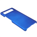 Google Pixel 6a Gummierter Kunststoff Cover - Blau