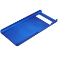 Google Pixel 6a Gummierter Kunststoff Cover - Blau