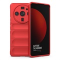 Rugged Serie Xiaomi 12S Ultra TPU Hülle - Rot