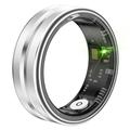 SR03 Ultradünner Multifunktions-Smartring - Größe: 10/19.9mm - Silber