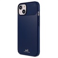 Saii Karbonfaser iPhone 13 TPU Hülle - Blau