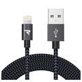 Saii Rampow Geflochtenes Lightning Kabel - iPhone, iPad, iPod - 2m - Grau