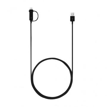 Samsung Combo-Kabel EP-DG950DBE - USB-C & MicroUSB - 1.4m - Bulk