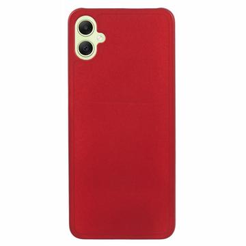 Samsung Galaxy A05 Gummierte Kunststoff Hülle - Rot