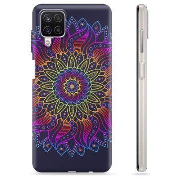 Samsung Galaxy A12 TPU Hülle - Buntes Mandala