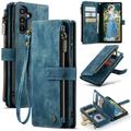 Samsung Galaxy A15 Caseme C30 Multifunktions Wallet Hülle - Blau