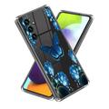 Samsung Galaxy A15 Stylish Ultra-Slim TPU Hülle - Schmetterling und Blumen