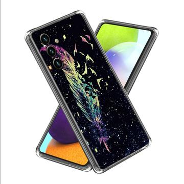 Samsung Galaxy A15 Stylish Ultra-Slim TPU Hülle - Feder