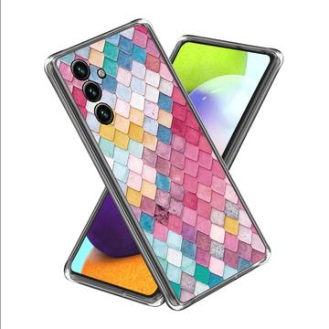 Samsung Galaxy A15 Stylish Ultra-Slim TPU Hülle - Regenbogenraute